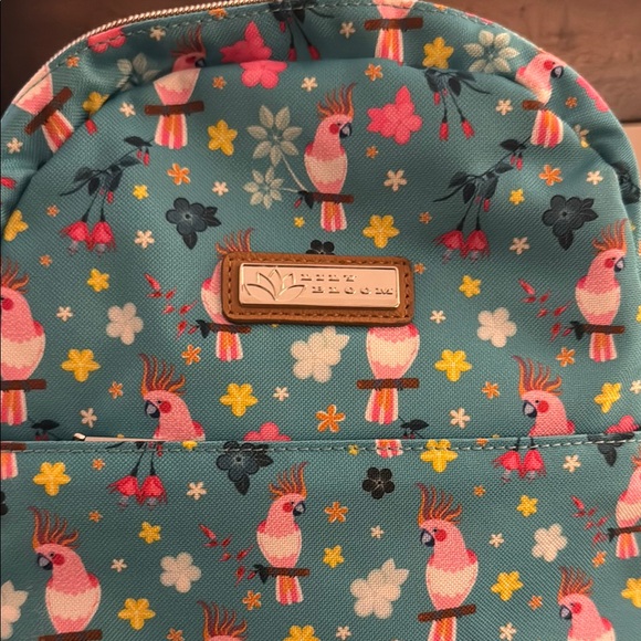 Lily Bloom Teal Animal Print Backpack and Crossbody Set BRAND NEW WITH TAGS ‼️ - Picture 9 of 16